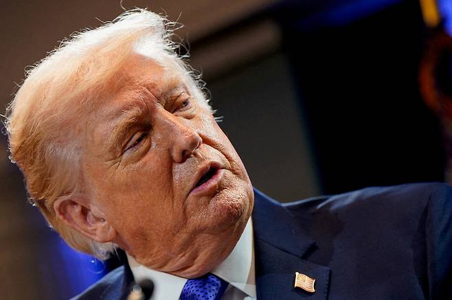 도널드 트럼프 미국 대통령./로이터 연합뉴스