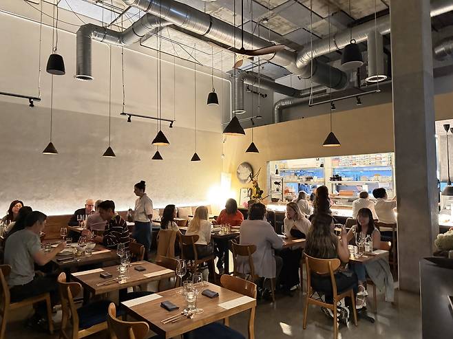 Baroo, a Korean fine dining restaurant in Downtown Los Angeles (Hong Yoo/ The Korea Herald)