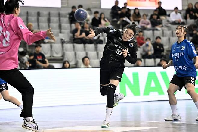 [서울=뉴시스]  女子ハンドボール三che市役所のキム・ボウン。 （写真＝韓国ハンドボール連盟提供）2026.02.21。 photo@newsis.com *再販およびDB禁止