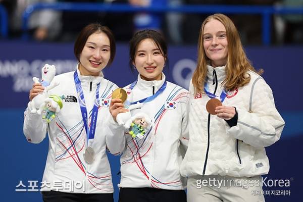 최민정-김길리 / 사진=GettyImages 제공