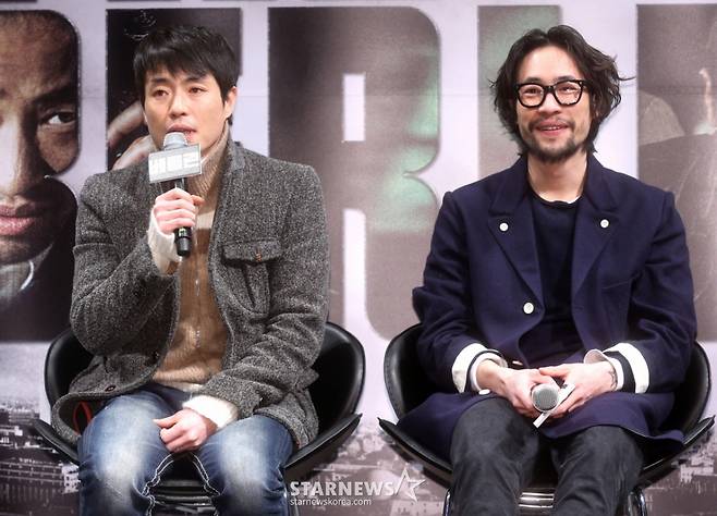 7일 오전 서울 압구정CGV에서 열린 영화 '베를린' 제작보고회 /사진=홍봉진기자 honggga@