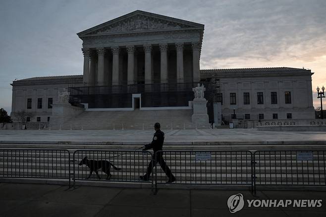 미국 연방 대법원 청사  [워싱턴 로이터 연합뉴스 자료사진 재판매 및 DB금지]