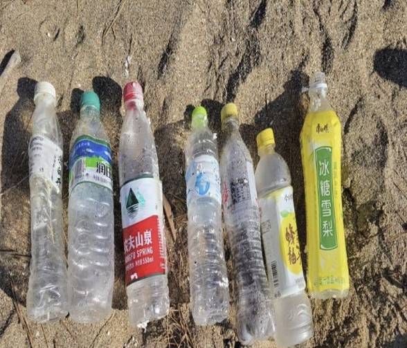 해외서 유입된 해양 쓰레기 [해양수산부 제공. 재판매 및 DB 금지]