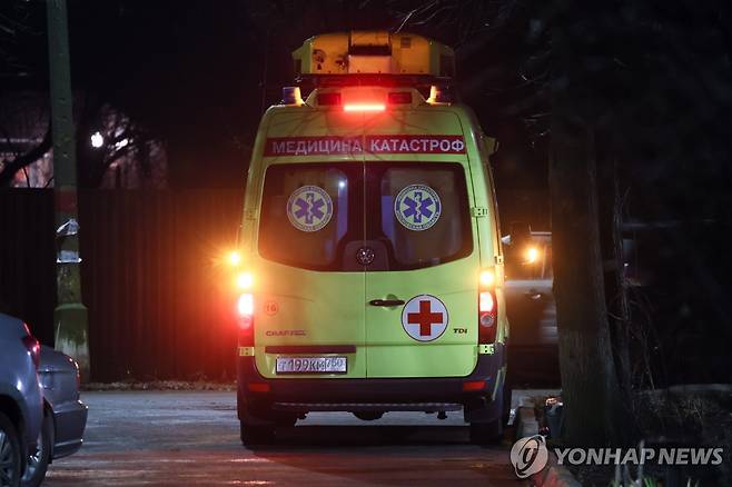 러시아 구급차 [타스 연합뉴스 자료사진. 재판매 및 DB 금지]
