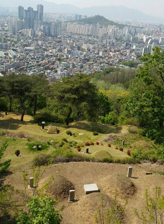 망우역사문화공원 전경.