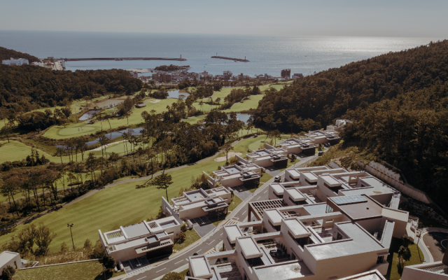 부산 해운대비치골프&리조트 전경.