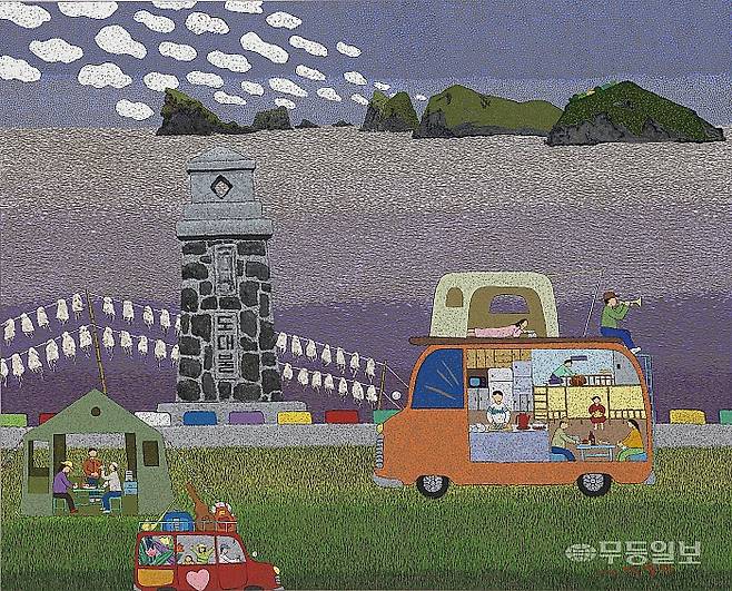 제주의 추억 162.2×130.3㎝ oil on canvas 2025년.