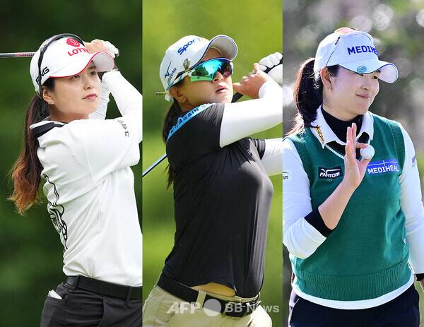 2026년 미국여자프로골프(LPGA) 투어 '아시안 스윙' 혼다 LPGA 타일랜드에 출전한 최혜진, 김세영, 김아림 프로. 사진제공=ⓒAFPBBNews = News1 (사진을 무단으로 사용하지 마십시오.)