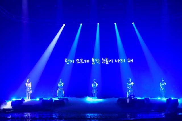 이날 본 공연 마지막 소감에서는 에이핑크에 대한 멤버들의 애정이 고스란히 묻어났다. 위드어스 제공