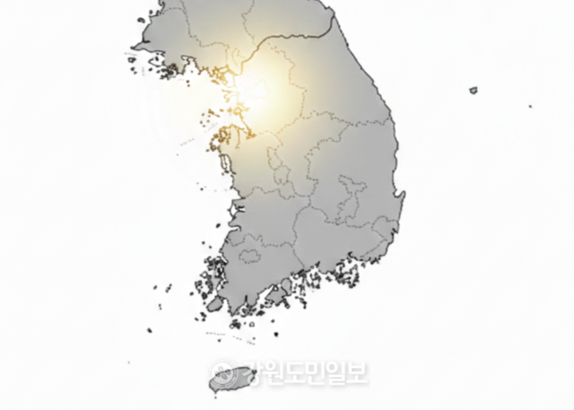 ▲ 국토지리정보원 전국 백지도 활용, 제미나이 제작