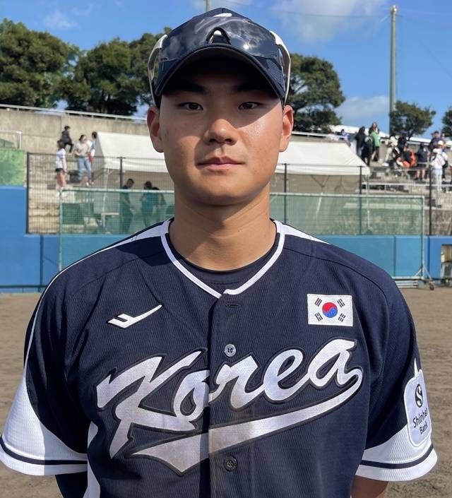 21일 한화와의 평가전이 끝난 뒤 인터뷰를 가진 김주원. 사진=연합뉴스