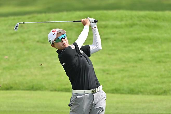 [파타야=AP/뉴시스] 미국프로골프(LPGA) 투어 혼다 LPGA 타일랜드에서 3위를 차지한 김효주. 2026.02.22.