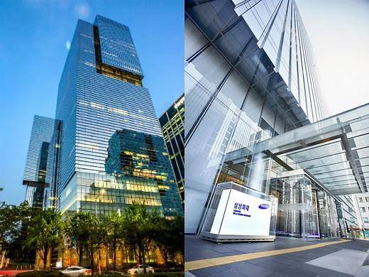 (왼쪽부터) 삼성생명, 삼성화재 서울 강남 본사 사옥. / 사진=각 사