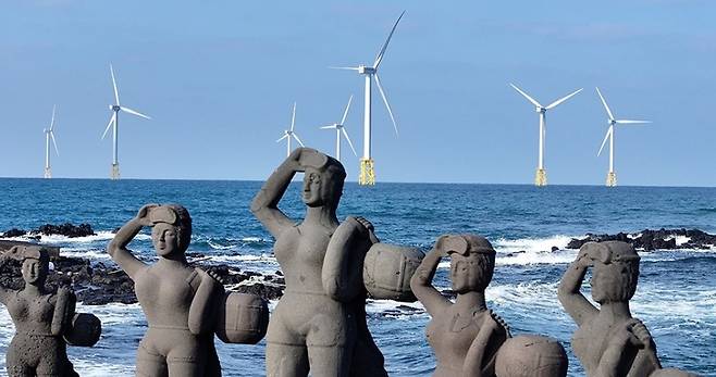 ▲제주 한림해상풍력단지.  (사진=연합뉴스)