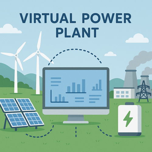 ▲가상발전소 이미지. 챗지피티