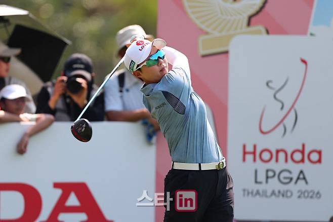 김효주가 LPGA 투어 혼다 타일랜드에서 경기하고 있다. (사진=LPGA)