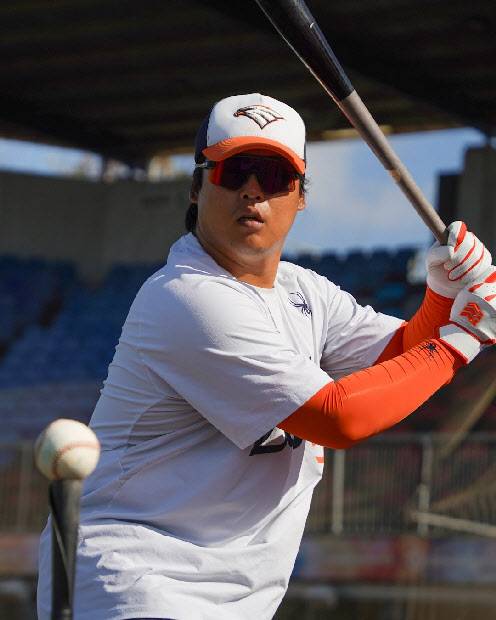 올 시즌 한화이글스에서 지명타자로 주로 나서게 될 강백호. 사진=한화이글스