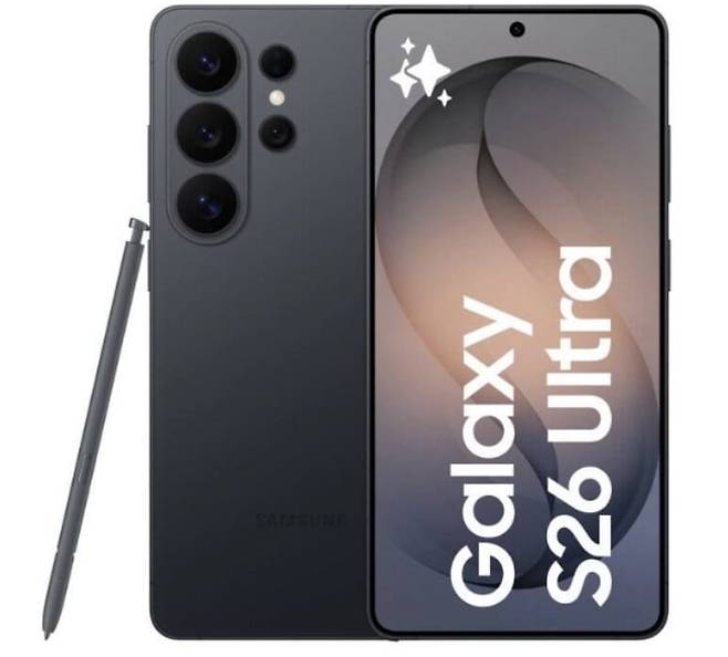 갤럭시S26 울트라 공식 렌더링 이미지 유출(에반 블라스 제공)./뉴스1