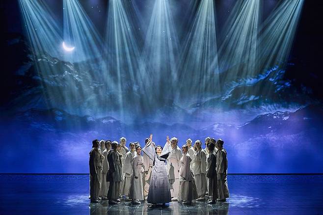 뮤지컬 '몽유도원'에서 정은혜가 공연하고 있다. 에이콤 제공