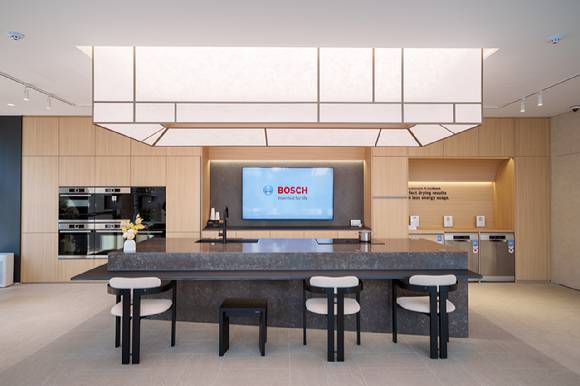 서울 강남 논현로에 오픈한 보쉬 프리미엄 빌트인 쇼룸 전경. [사진=보쉬]