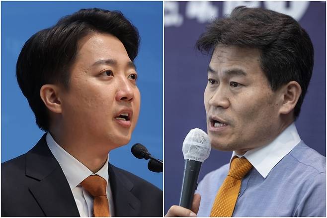 ▲ 개혁신당 이준석 대표(왼쪽)와 한국사 강사 출신 극우 성향 유튜버 전한길 씨 [연합뉴스]