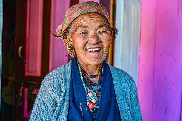 리미마을의 현지인.