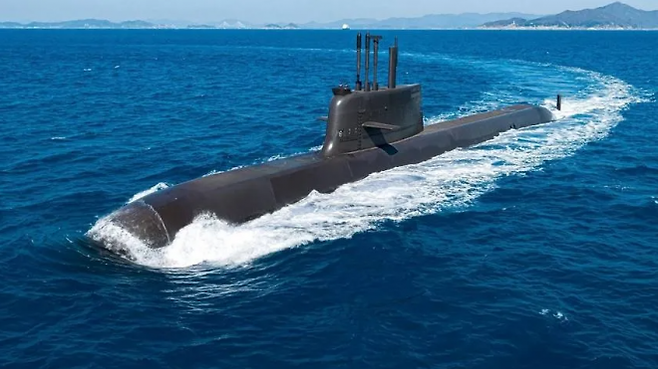 장보고-III 잠수함 자료사진. 한화오션 제공