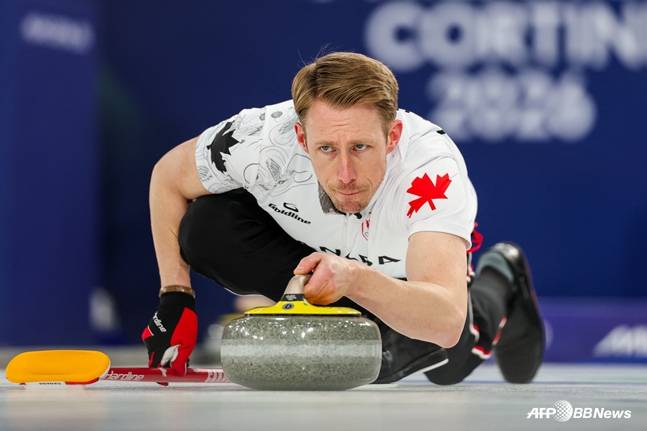 캐나다 컬링 남자 대표팀 마크 케네디. /AFPBBNews=뉴스1