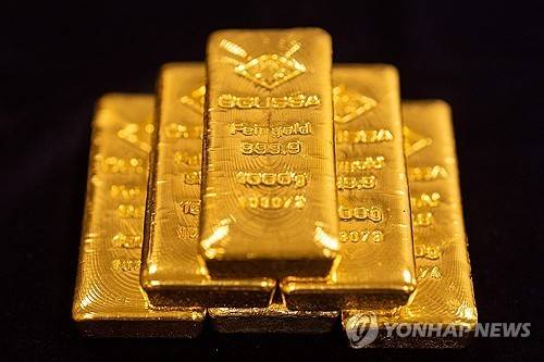 골드바 [AFP 연합뉴스 자료사진. 재판매 및 DB 금지]