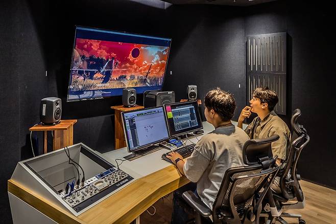 펄어비스 과천 사옥에 위치한 오디오실. / 펄어비스 제공