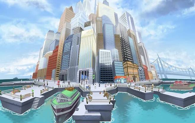 ▲ 닌텐도 DS 당시에도 웅장했던 '구름시티'인데 현세대 그래픽으로 구현되면 얼마나 더 멋져질까?