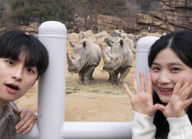 에버랜드 '로스트밸리 워킹 사파리'. 에버랜드 제공.