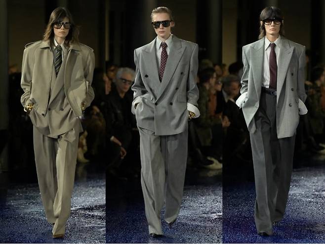 생로랑 F/W 컬렉션. 사진=생로랑 홈페이지