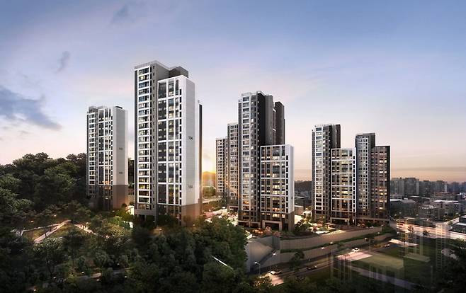 김포 칸타빌 에디션 투시도. 더피알