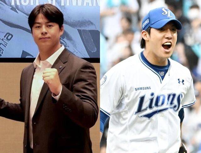 노시환과 원태인(왼쪽부터)./한화 이글스, 마이데일리