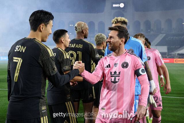 손흥민과 리오넬 메시/게티이미지코리아