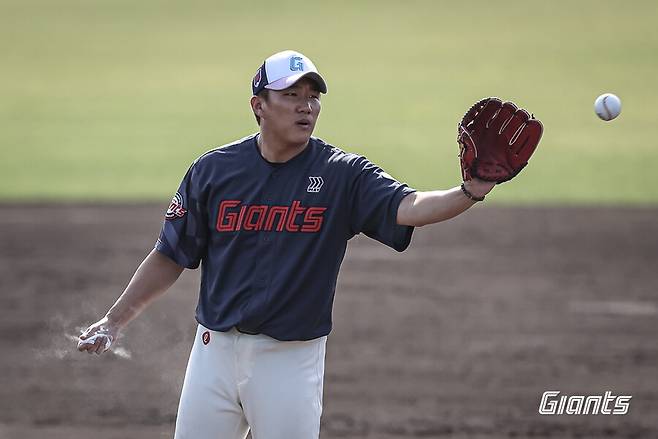 ▲ 김영준 ⓒ롯데 자이언츠