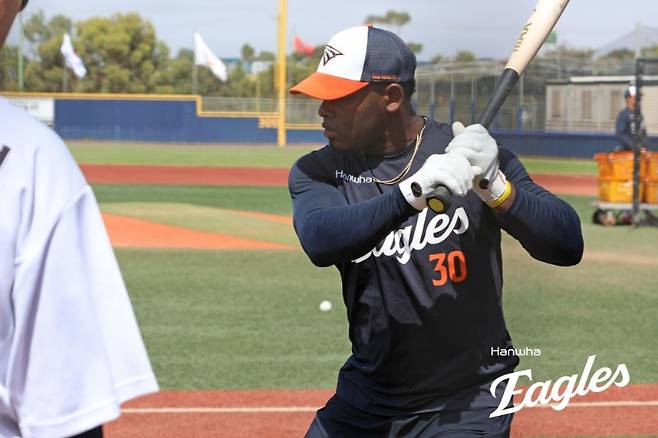 ▲ 요나단 페라자 ⓒ한화 이글스