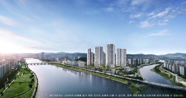 태화강 센트럴 아이파크 주경투시도./사진=HDC현대산업개발