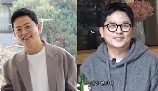 지난해 7월 위고비로 감량한 김준호(왼쪽)와 중단 후 요요가 온 김준호. 사진=유튜브 채널 '준호지민' 캡처