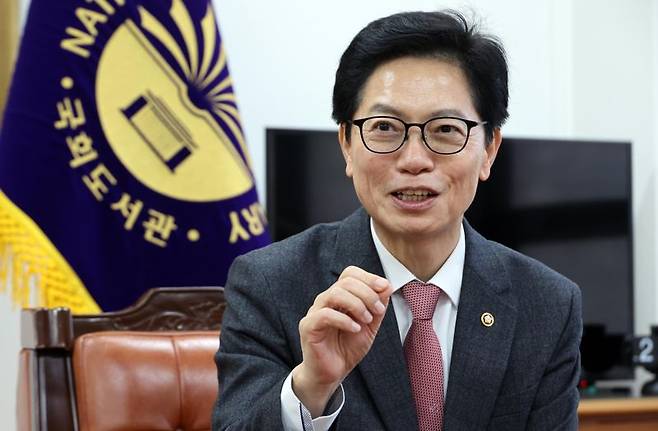 황정근 국회도서관장. 사진=박범준 기자