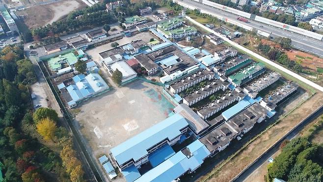 광주광역시 북구 문흥동에 있던 옛 광주교도소 전경. 5·18기념재단 제공