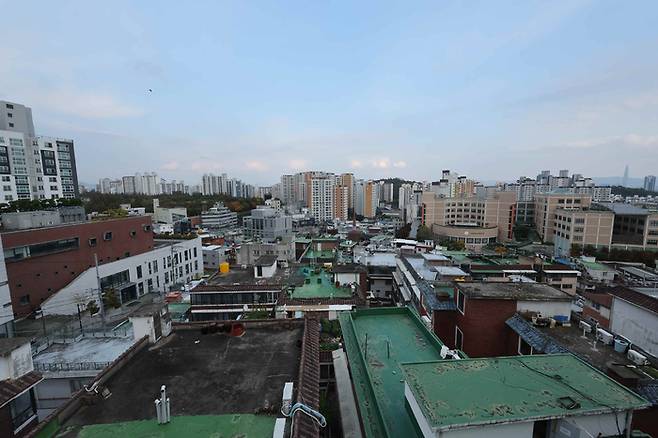 서울 성동구 빌라 밀집지역 [매경DB]