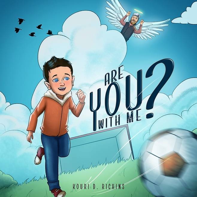 남편을 살해한 혐의를 받는 미국의 동화 작가 코우리 리친스가 남편이 숨진 뒤 출간한 동화책 ‘우리와 함께 있나요?’. [아마존]