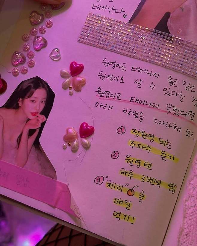 아이브 장원영 소셜미디어