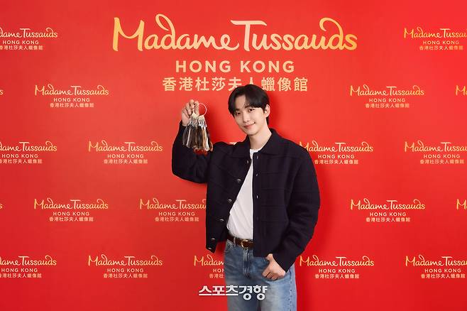 마담 투소 홍콩 밀랍 인형 제작에 참여한 배우 이준호. 마담 투소 홍콩 제공