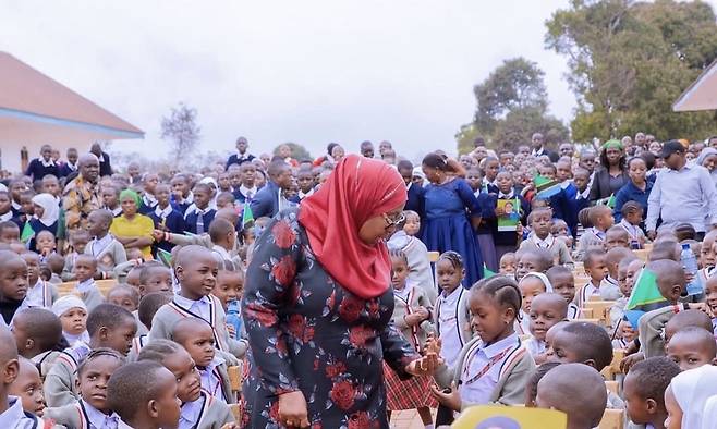 사미아 술루후 하산 탄자니아 대통령 [차바 여사 제공]
