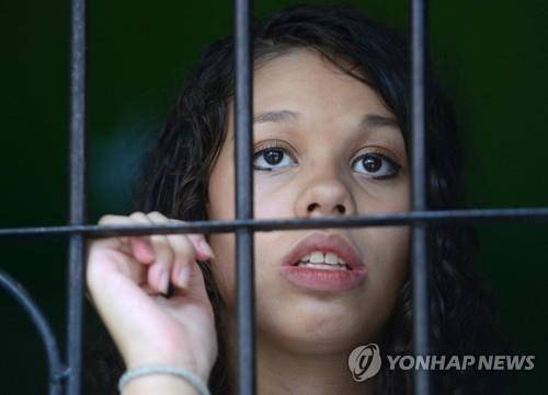 발리 '여행 가방 살인사건' 피고인 [AFP 연합뉴스 자료사진. 재판매 및 DB 금지]