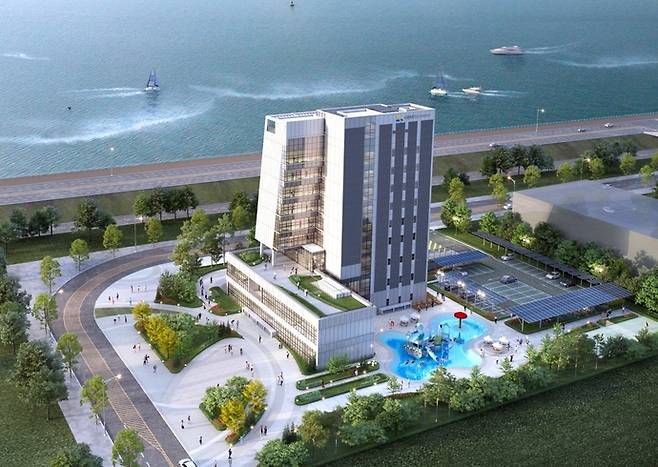 사진은 MTV 근로자 지원시설 조감도. 사진=시흥시청