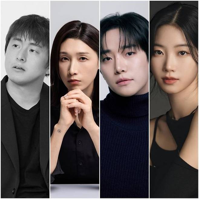 (왼쪽부터)기안84, 김연경, 이준호, 카즈하. AOMG, 라이언앳, O3 Collective, 쏘스뮤직 제공